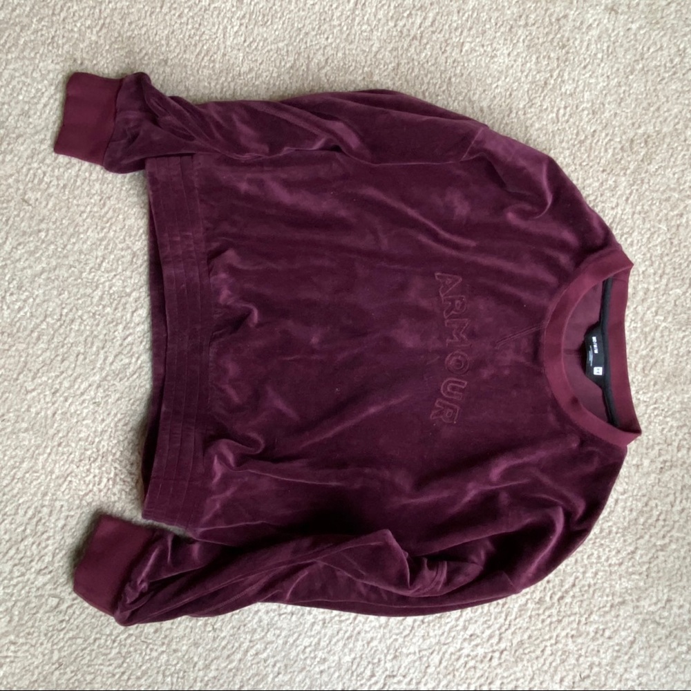 Under Armour velour crewneck